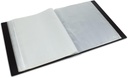 Carpeta 100 fundas PP A4 negra con caja