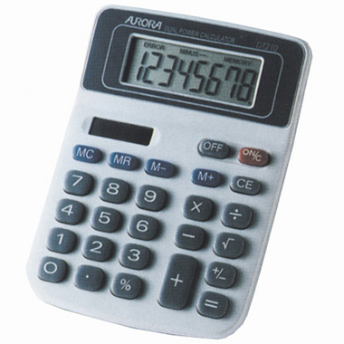 Calculadora Aurora sobremesa 8 dígitos DT210