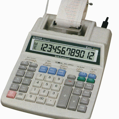 Calculadora Aurora impresora 12 dígitos PR720