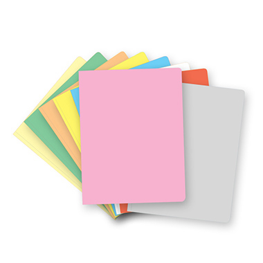 Pack 50 subcarpetas folio pastel rosa 180 g