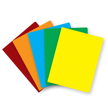 Pack 50 subcarpetas folio color intenso amarillo 240 g