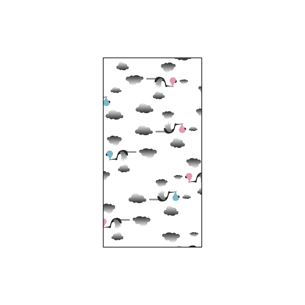 Bobina 0.8 x 50 m 35 µm PP transparente cigüeña
