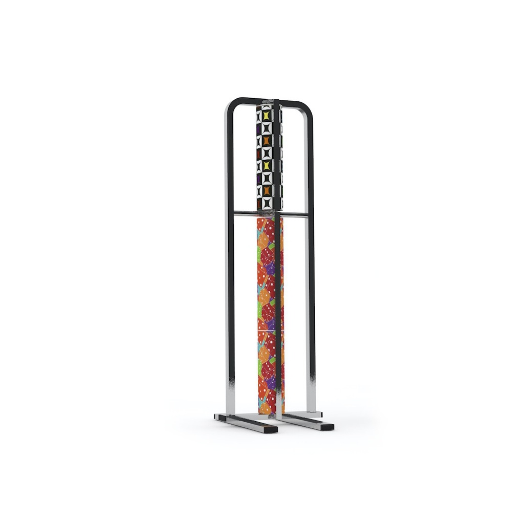 Portabobinas vertical doble 35 / 70 cm cromado