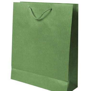 Bolsa papel kraft 406 x 330 x 152 mm verde