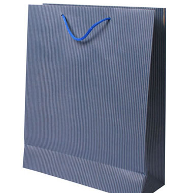 Bolsa papel kraft 406 x 330 x 152 mm azul