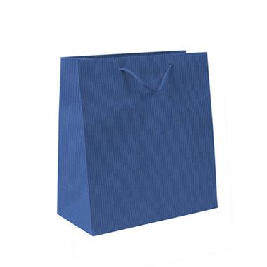 Bolsa papel kraft 185 x 140 x 85 mm azul