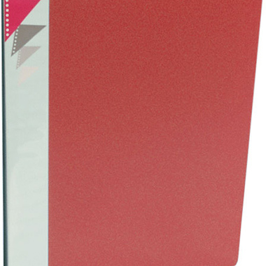 Carpeta 40 fundas PP A4 roja