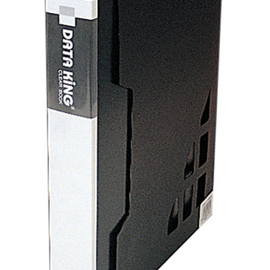 Carpeta 80 fundas PP A4 negra con caja