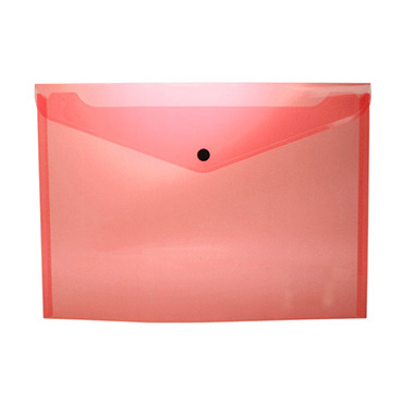 Sobre A5 portadocumentos PP 240 x 186 rojo