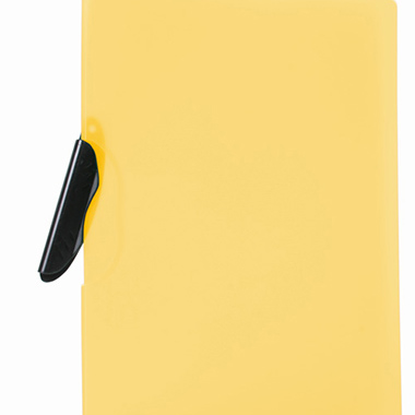 Dossier A4 pinza negra amarillo