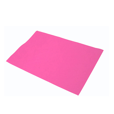 Bolsa 10 láminas fieltro 40 x 60 cm rosa