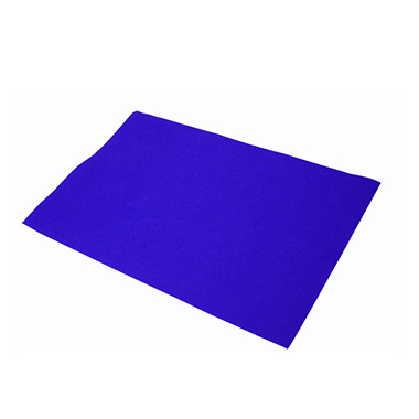 Bolsa 10 láminas fieltro 40 x 60 cm azul oscuro