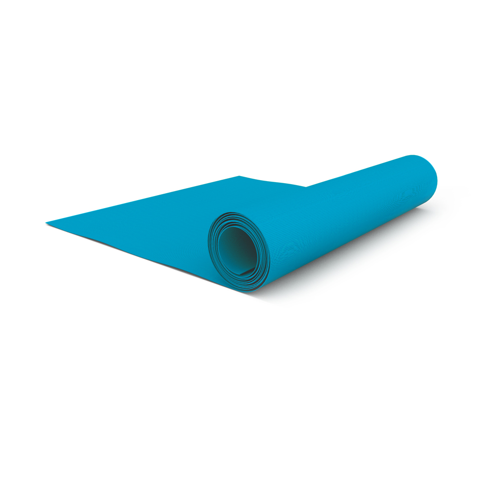 Rollo 0.81 x 25 m 100% PP tejido no tejido 70 g azul claro