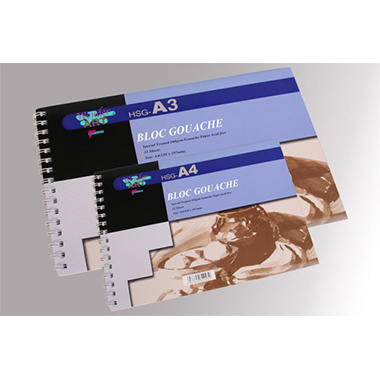 Cuaderno dibujo A3 gouache 32 hojas 160 g