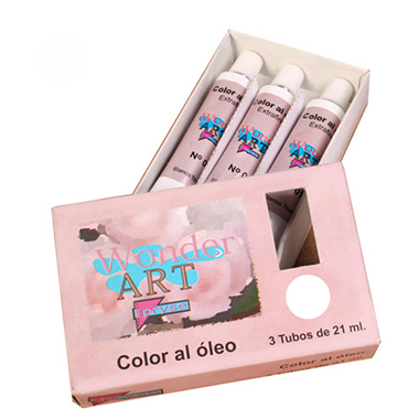 Caja 3 tubos 21 ml óleo nº 01 blanco titanium