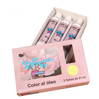 Caja 3 tubos 21 ml óleo nº 08 amarillo cadmiun