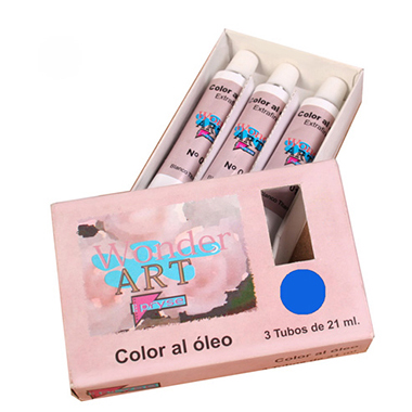 Caja 3 tubos 21 ml óleo nº 28 azul ultramarino