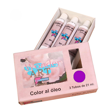 Caja 3 tubos 21 ml óleo nº 56 violeta