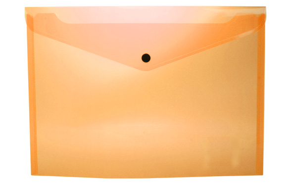 Sobre A5 portadocumentos PP 240 x 186 naranja
