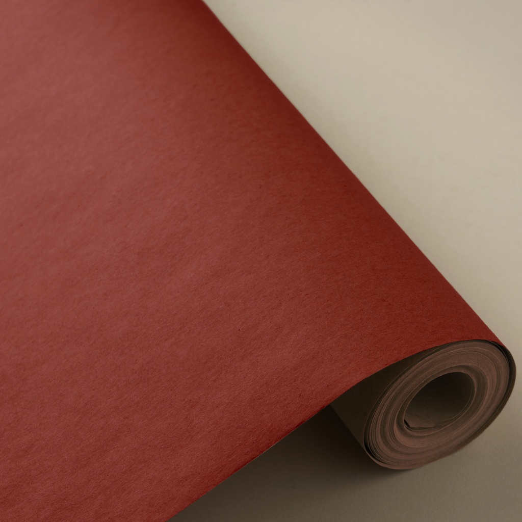 Bobina 31cm 2 kg 100% kraft reciclado rojo