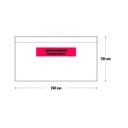Caja 250 sobres adhesivos 240 x 130 mm para envío de documentos