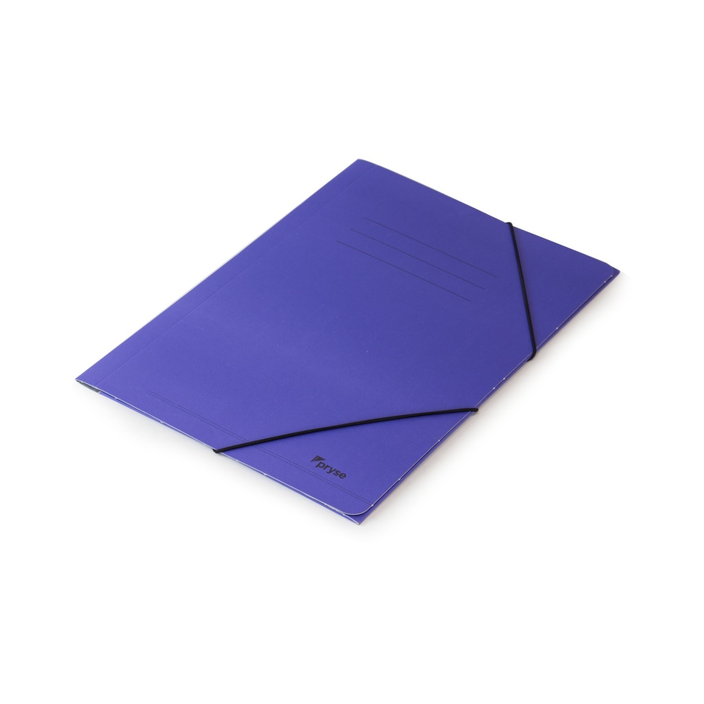 Carpeta solapas folio 34 x 24.5 cm cartón 400g azul