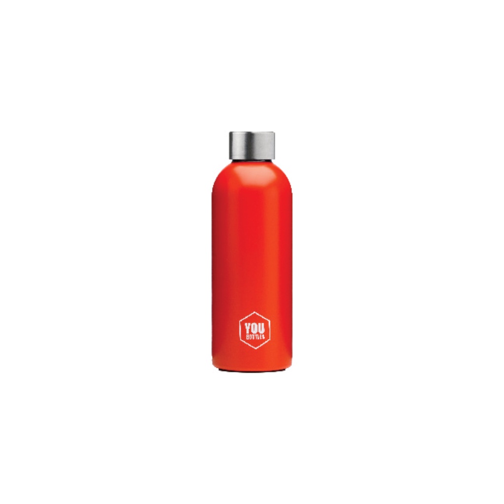 Botella de Acero Inoxidable de 500 ml Roja