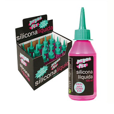 [1001100] Expositor 15 botes 100 ml silicona líquida Prysefix