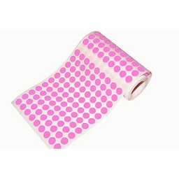 [1041006] Caja rollo 5.643 gomets círculo pequeño rosa