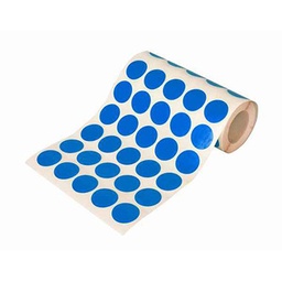 [1041021] Caja rollo 1.710 gomets círculo grande azul