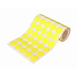 [1041022] Caja rollo 1.710 gomets círculo grande amarillo