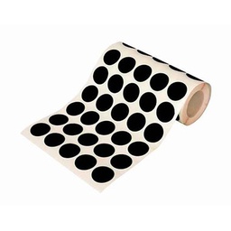 [1041025] Caja rollo 1.710 gomets círculo grande negro