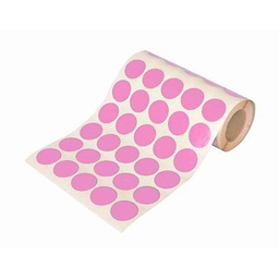 [1041026] Caja rollo 1.710 gomets círculo grande rosa
