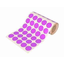 [1041027] Caja rollo 1.710 gomets círculo grande lila