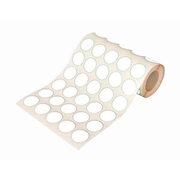 [1041029] Caja rollo 1.710 gomets círculo grande blanco