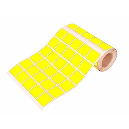 [1041052] Caja rollo 1.710 gomets cuadrado grande amarillo