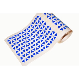 [1041061] Caja rollo 6.840 gomets triángulo pequeño azul