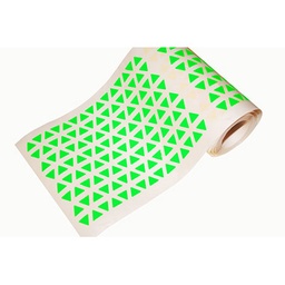 [1041063] Caja rollo 6.840 gomets triángulo pequeño verde