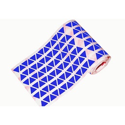 [1041071] Caja rollo 4.446 gomets triángulo mediano azul