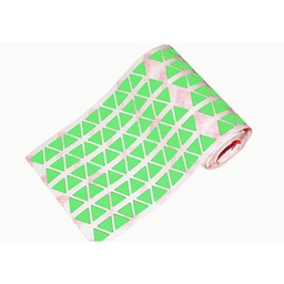 [1041073] Caja rollo 4.446 gomets triángulo mediano verde
