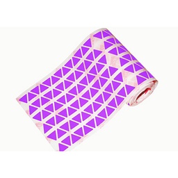 [1041077] Caja rollo 4.446 gomets triángulo mediano lila