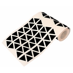 [1041085] Caja rollo 2.508 gomets triángulo grande negro
