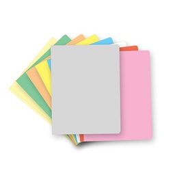 [1261028] Pack 50 subcarpetas folio pastel gris 180 g