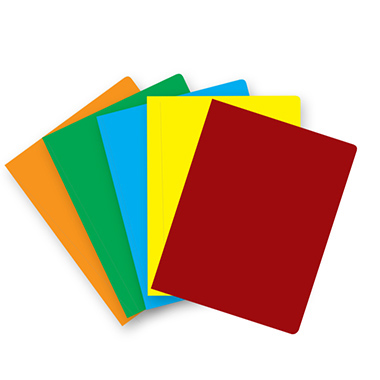 [1262049] Pack 50 subcarpetas A4 color intenso rojo 240 g