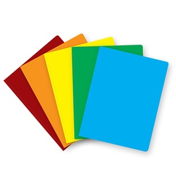 [1262062] Pack 50 subcarpetas folio color intenso azul 240 g