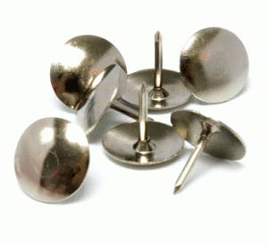 [1370001] Caja 10 cajitas 100 chinchetas de acero 11 mm