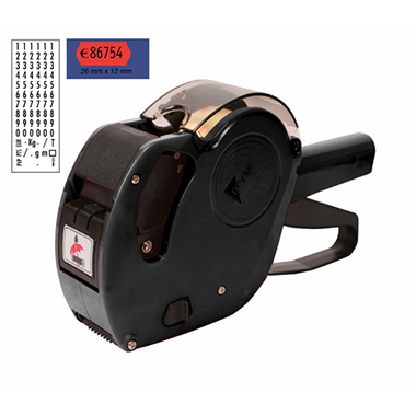 [1530001] Etiquetadora Pryse 1 línea 6 dígitos MX2612NEW negra