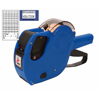 [1530004] Etiquetadora Pryse 2 líneas 10 dígitos MX2616ACE azul
