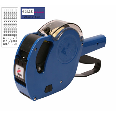 [1530032] Etiquetadora Pryse 1 línea 7 dígitos MX5500NEW azul