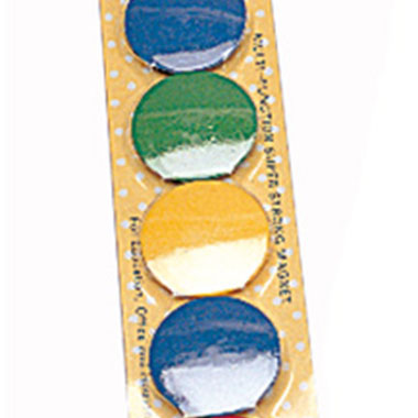 [2100043] Blister 4 señalizadores imantados 4 cm colores surtidos